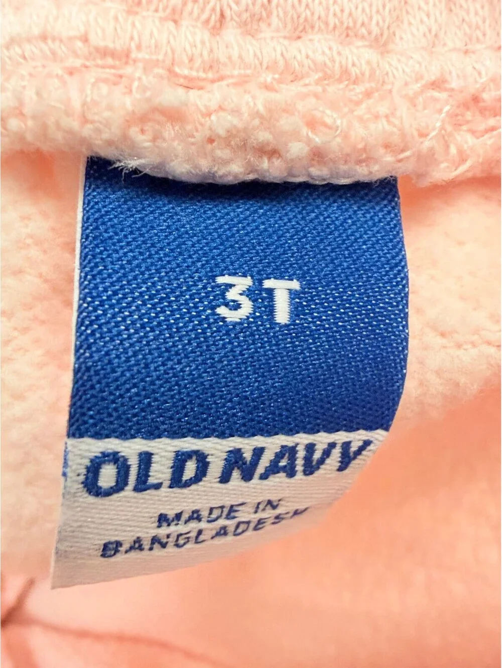 Old Navy‎ Girls Size 3T Pink Bow Print Zip Up Hoodie Sweatpants Jogger Set 2PC